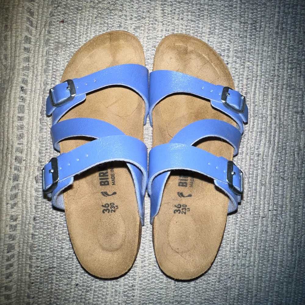 Like New Blue Birkenstock Salina- Size 36